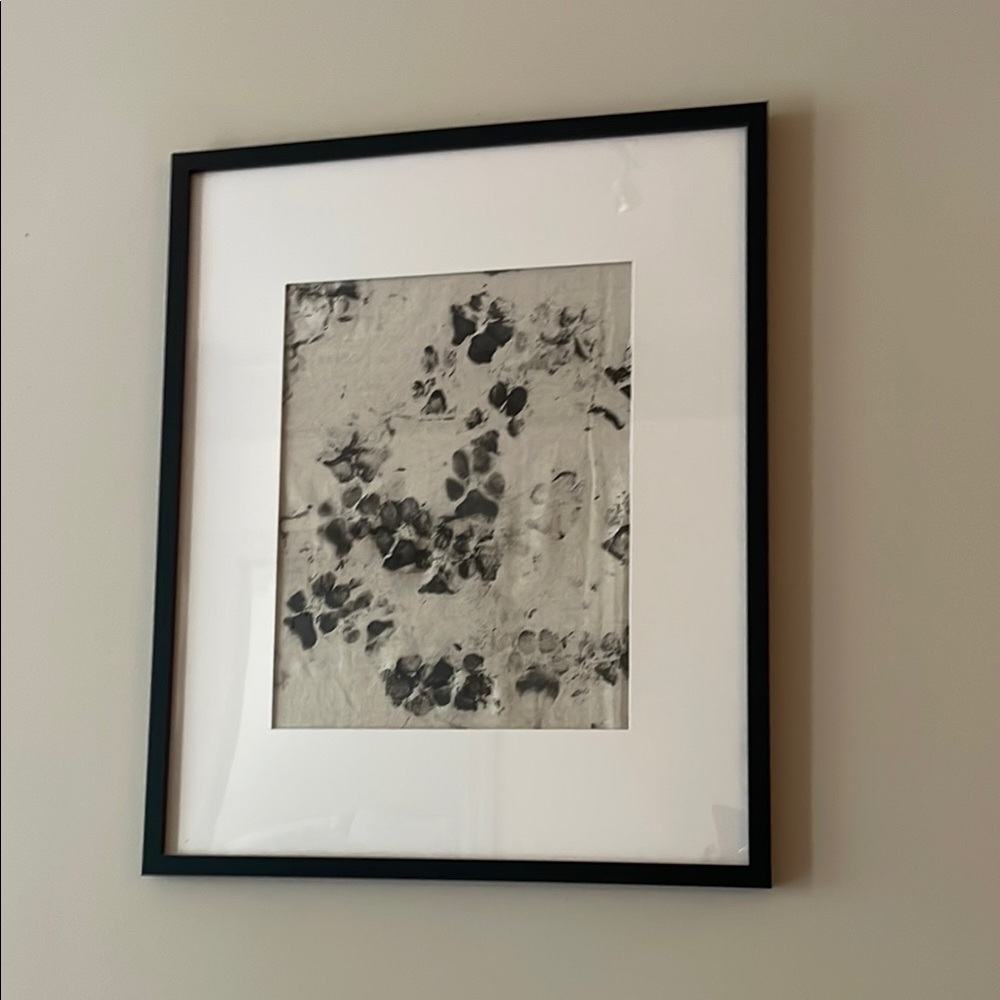 Black and White Abstract Art Print